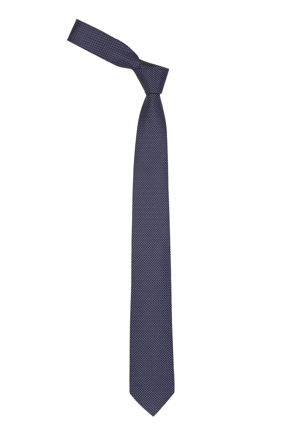 louis philippe Men Navy Embroidered Tie-picture-11