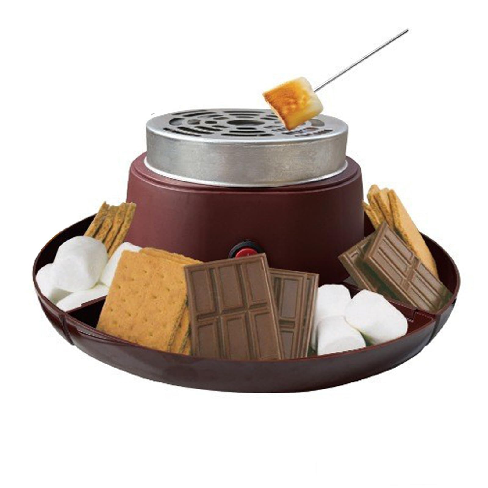Zestaw czekoladowego fondue, zestaw do tostów piankowych, regulowana temperatura, 30 cm