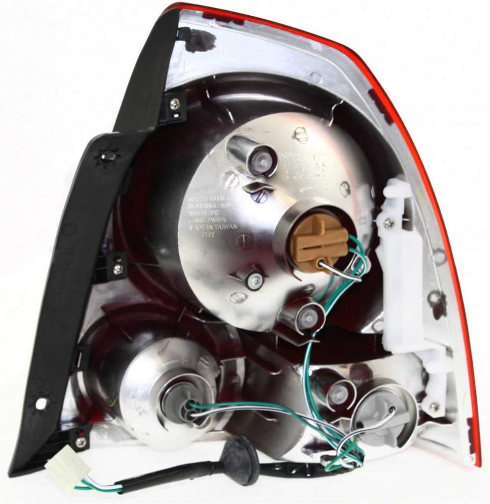 CarLights360 For Hyundai Accent Sedan 2003-2006 Tail Light Assembly Driver Side | HY2800122 | 92401-25520