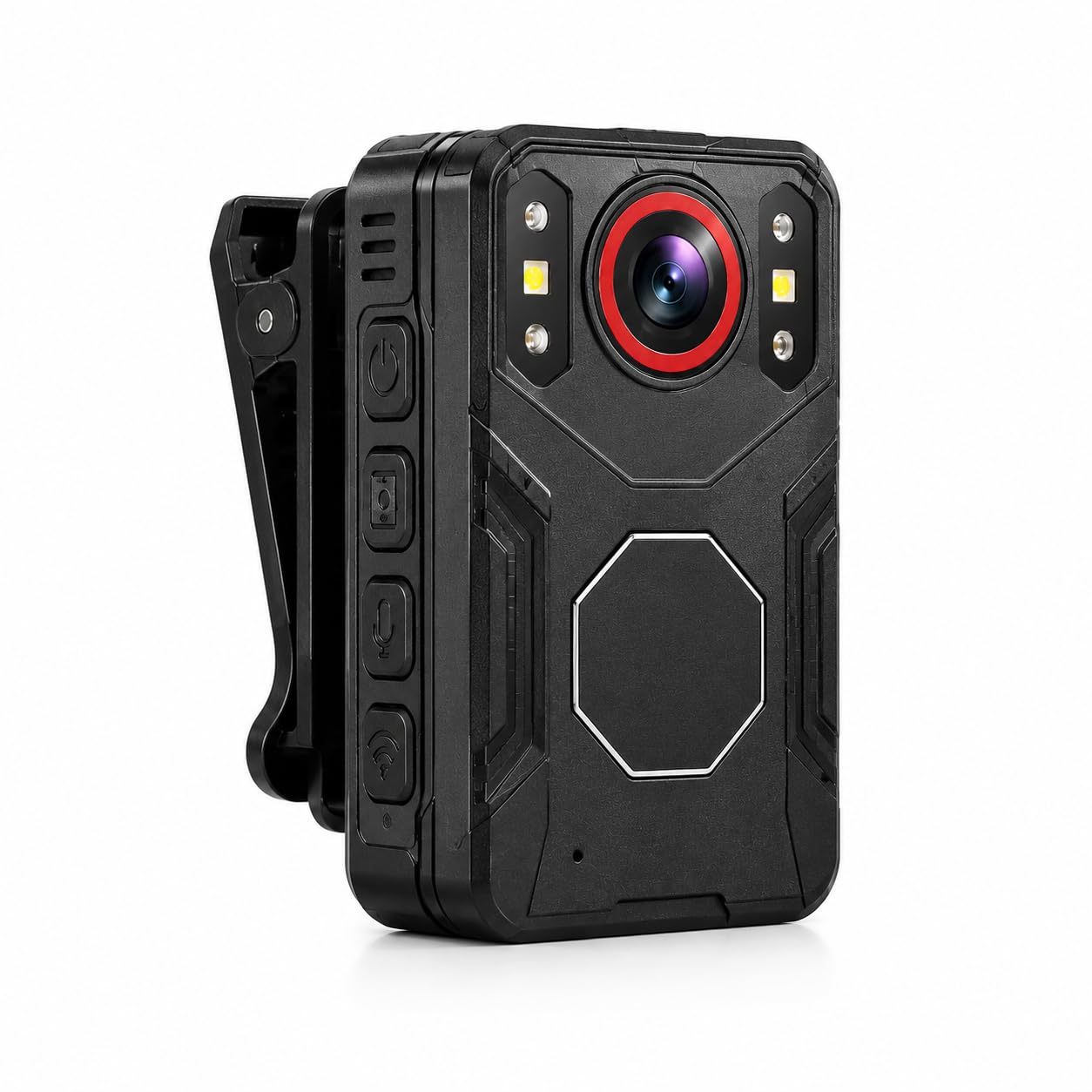 FREDI HD PLUS Non WiFi Body Worn Camera 1080P Full HD Wearable Camera with Audio Recording, Waterproof Clip On Body Camera, Night Vision Support, Loop Recording, 10 Hours Battery Backup, 256GB Support-image-36