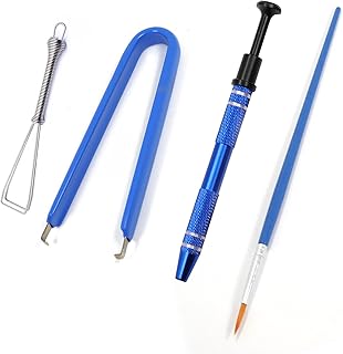 Keyboard Lube Switch Puller Kits 4PCS Lube Station Keycap Puller Remover for Mechanical Keyboard Key Switch Stem Holder Compatible MX Gateron Kailh Switches Keyboard Cleaner Clean Kits 4 Prong Tool Puller