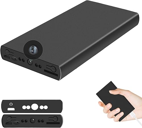 Cámara oculta espía sin WiFi Cámara de niñera portátil Mini cámaras de grabación continua de 20 horas para seguridad en el hogar con visión nocturna