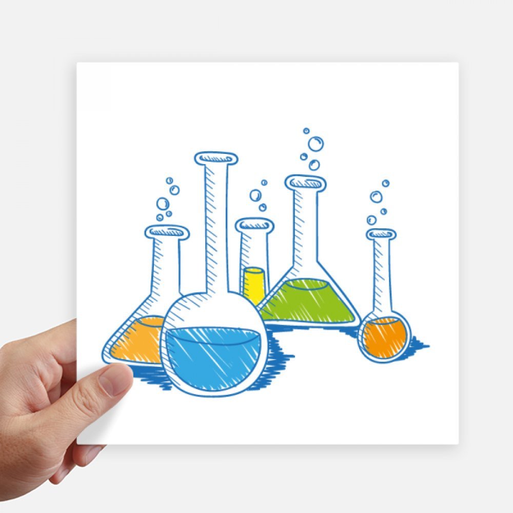 Autocollant chimie tube à essai pour personnaliser votre ordinateur