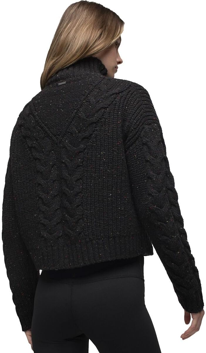 prAna Laurel Creek Sweater Black LG (Women's 10-12)