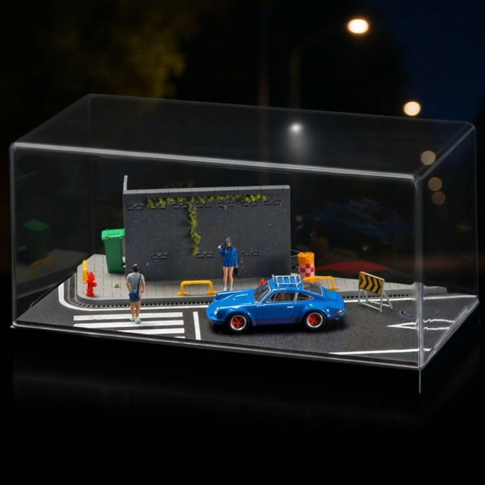 Amazon.co.jp: FytStycale 1:64 ジオラマケース 展示用 街並み模型