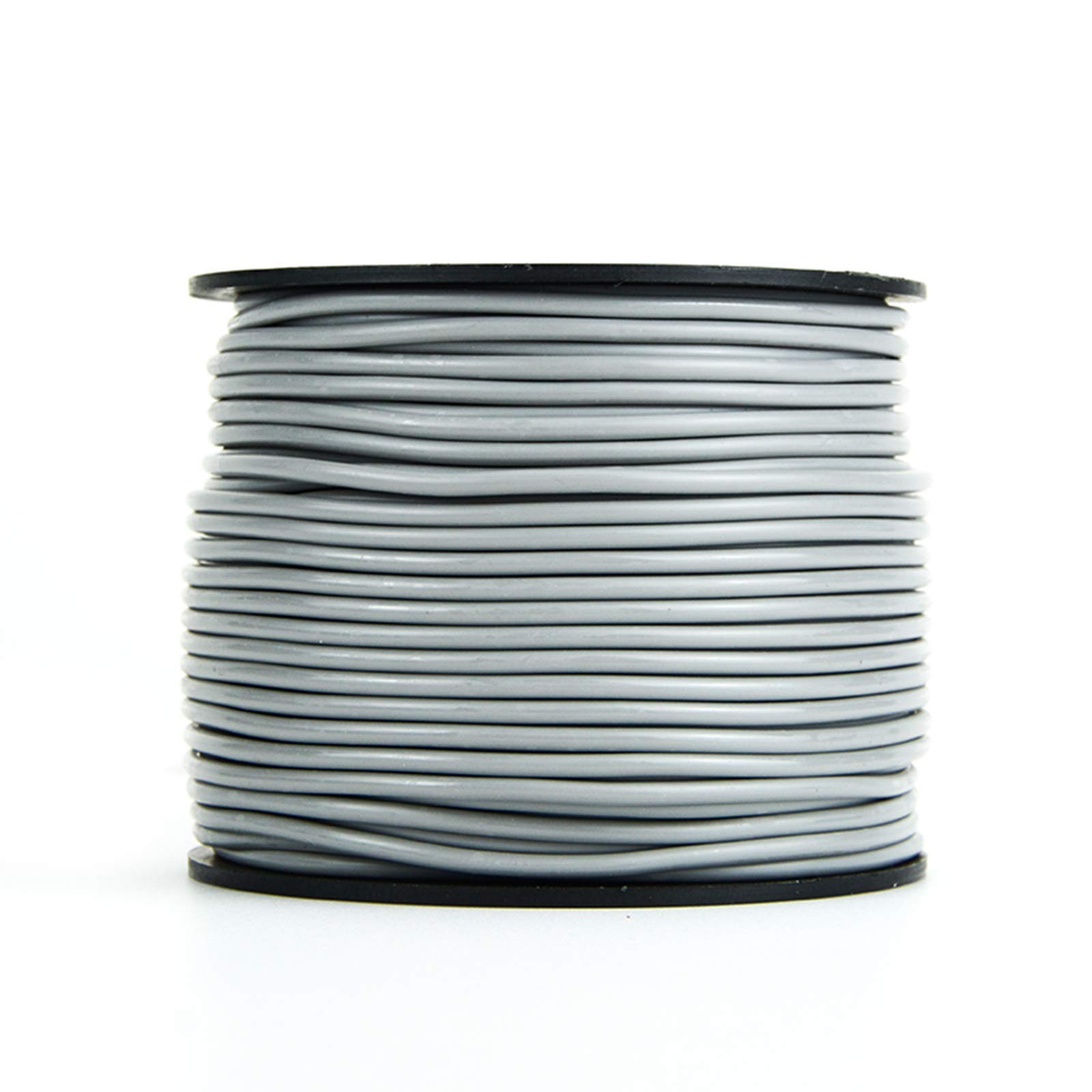 Alambre Varilla Redonda for Soldar Plástico 100 Metros 4 mm | Alambre de soldadura del piso del PVC multicolor for las escuelas de los lugares deportivos(Gray)