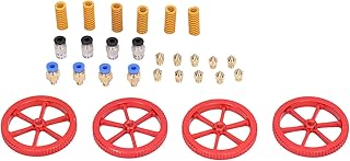 kit de porcas de nivelamento para impressora, conexões pneumáticas duráveis e de boa compatibilidade com bicos de latão mk8 para ender 5 5 plus 5 pro para cr‑10 cr‑x