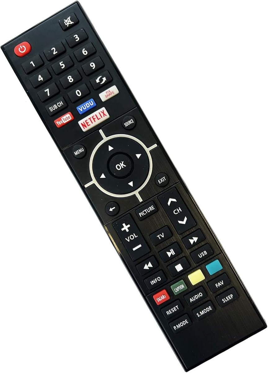 Universal Replacement Remote for All SANYO TV, LCD, LED, Smart TVs - No Setup Required