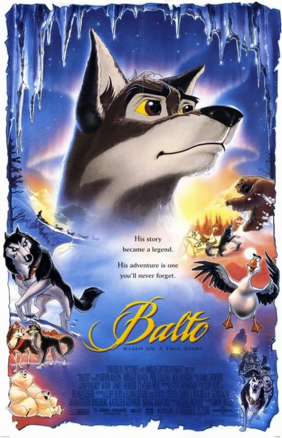 Balto バルト ポスター B2 1990年代 Amazon.com: Balto Movie Poster (11 x 17)