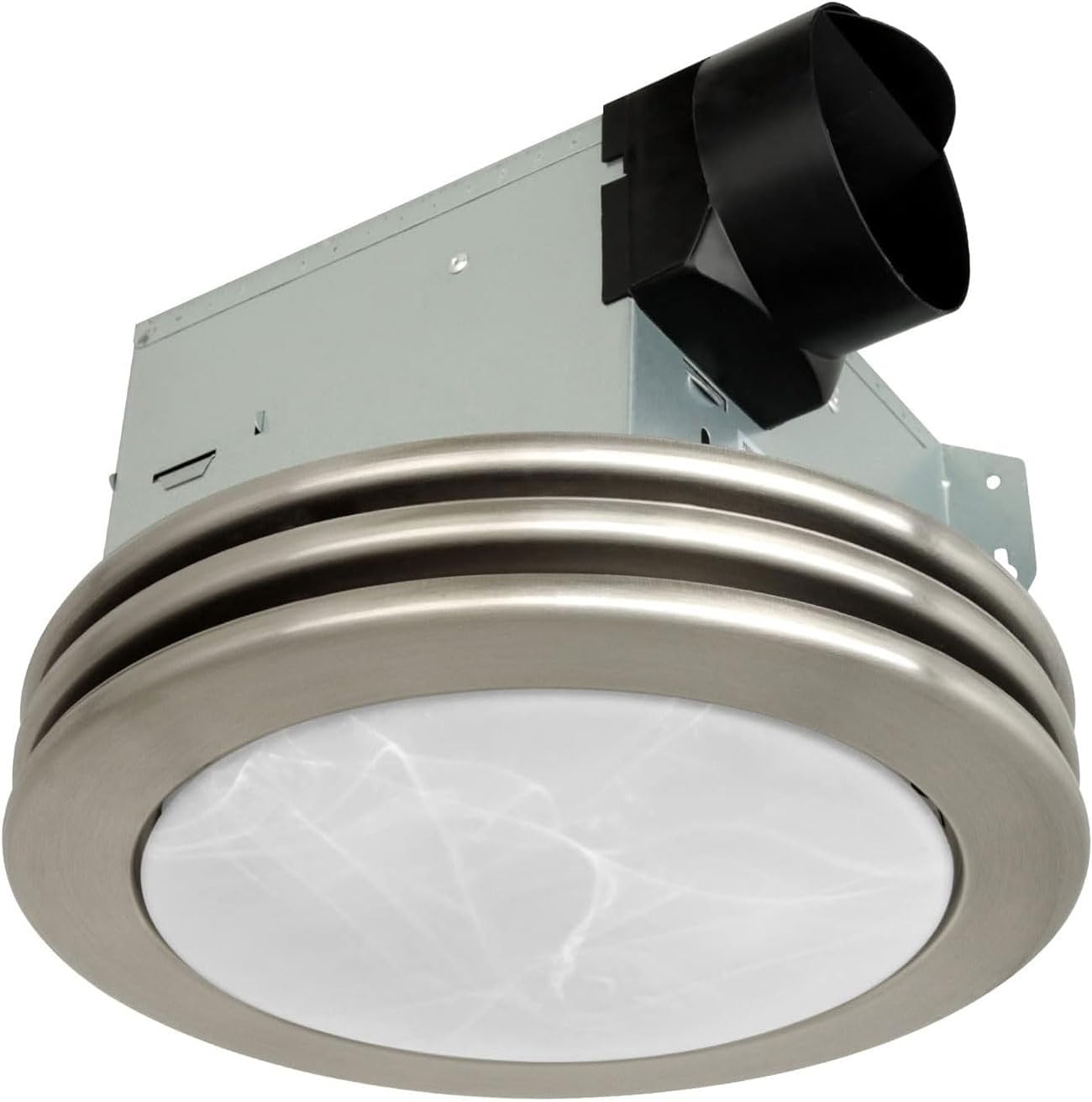 Utilitech 2Sone 80CFM Brushed Nickel Bathroom Fan