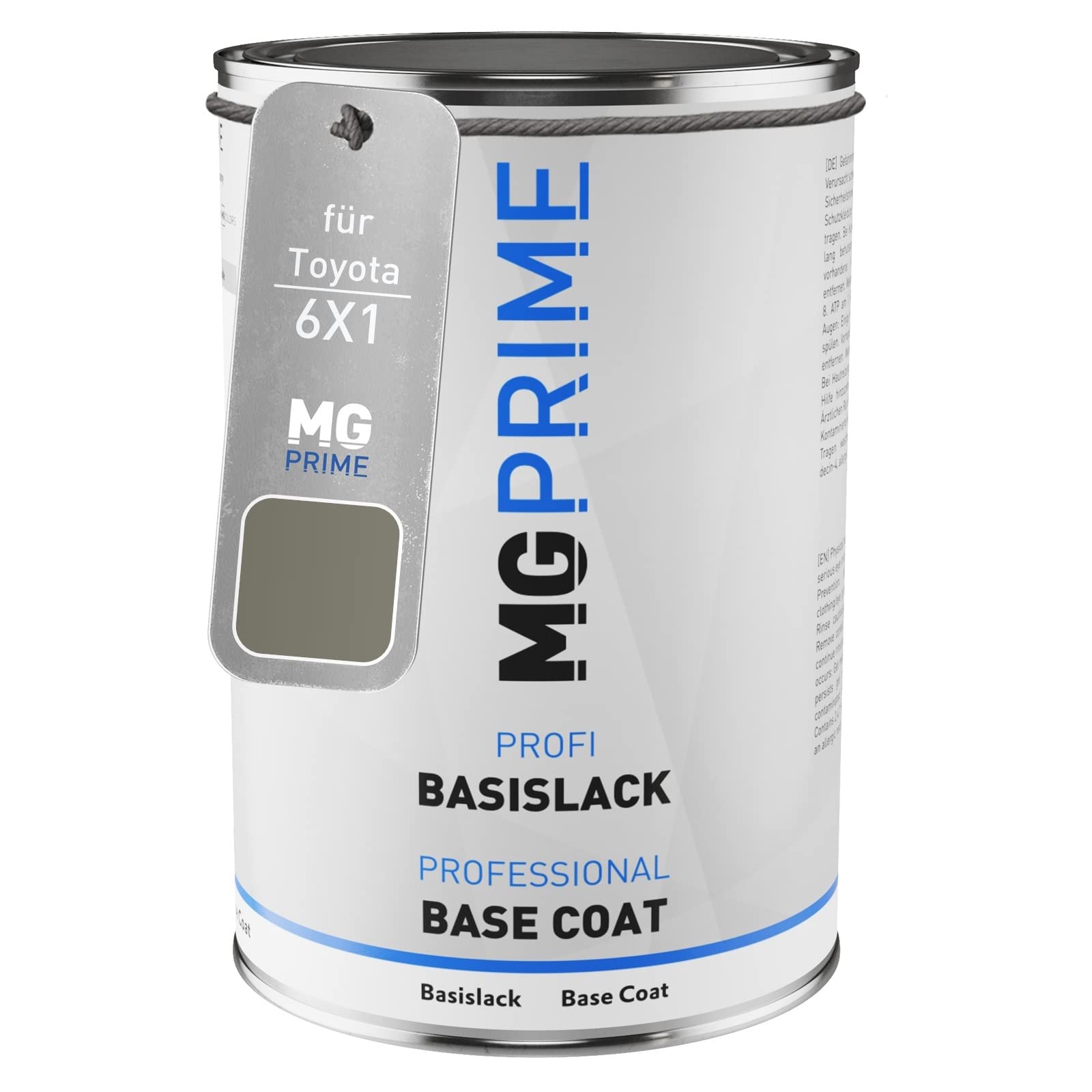 MG PRIME Vernice per auto Barattolo pronto all’uso per Toyota 6X1 Oxide Bronze Metallic/Bronze Oxide Metallic Vernice di base 1,0 litri 1000ml