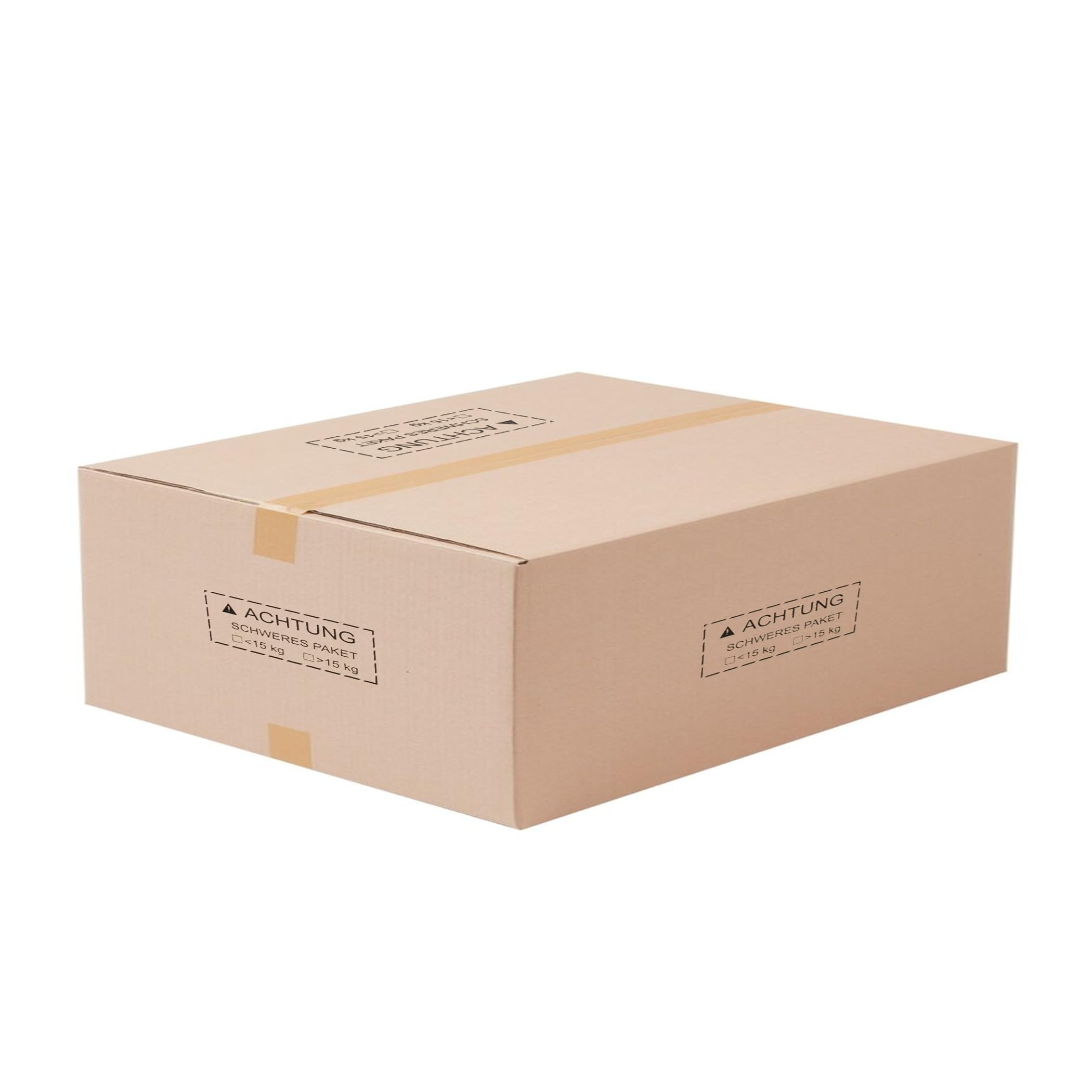 BB-Verpackungen 120x Faltkarton Amazon FBA Karton 600x600x300mm mit Heavy Mark (120 Stück) 2-wellig - robust, sicher, versandoptimiert und aus recyceltem Material