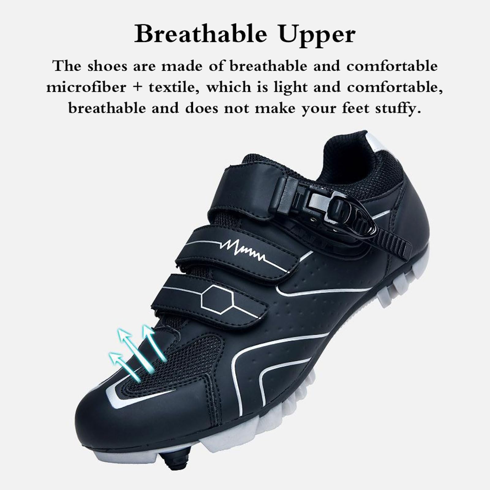 Scarpe Ciclismo Strada Uomo,Scarpe Ciclismo Uomo,Scarpe da Ciclismo da Uomo,Scarpe da Ciclismo da Bici,Scarpe da Bicicletta,Traspirante,Leggero,Mountain Bike per Bici da Strada.