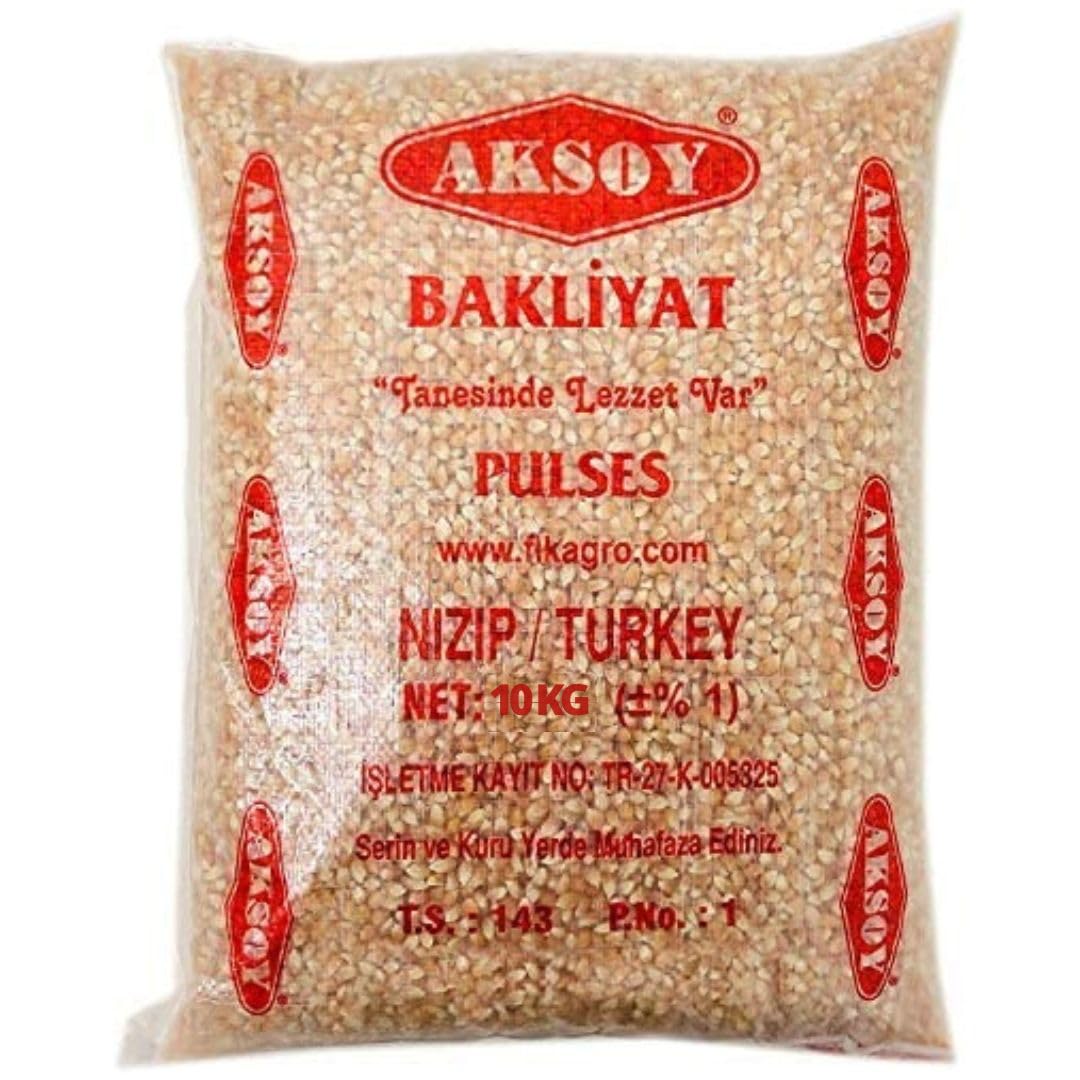 Aksoy Popping Corn Kernels 10KG – Non-GMO Popcorn Seeds, Premium Quality, Suitable for Stovetop, Microwave & Air Popper | Freshly Harvested Corn for Delicious Homemade Popcorn Snacks