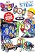 Magnetic Building Blocks Toys Set - Tiles Block Toy Kit for Kids - STEM Educational Construction Stacking Shapes - Ferris Wheel and Vehicle Set - 74 pieces