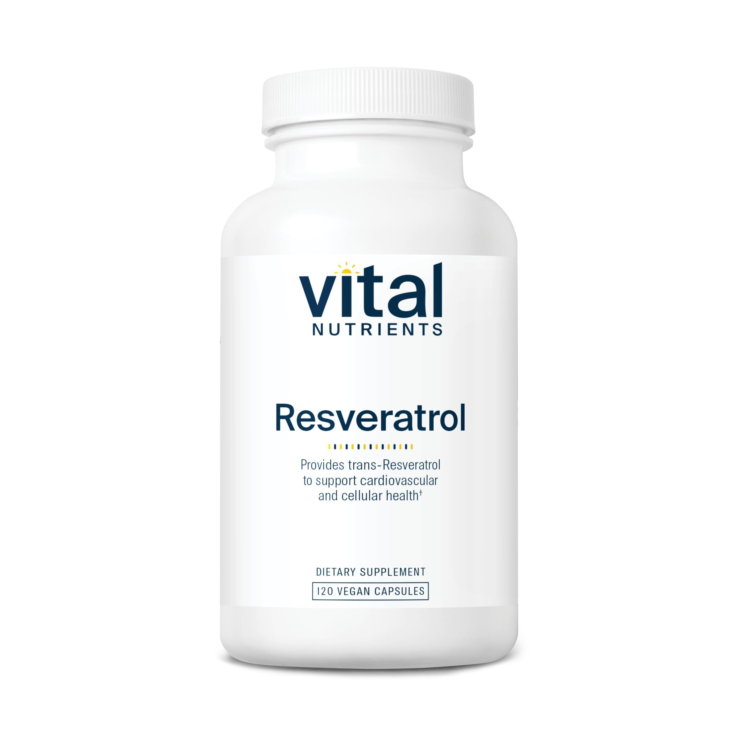 Vital Nutrients Resveratrol, 120 Capsules 120 Count (Pack of 1)
