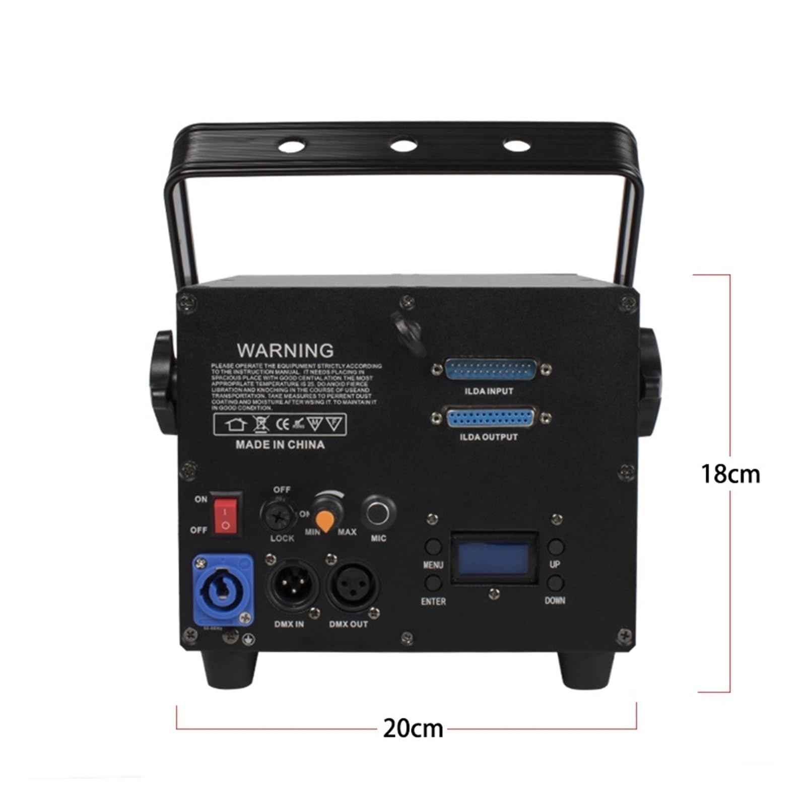 Luci per Feste, 3000mw RGB Animazione Scansione Luce 30KPPS Illuminazione Scenica ILDA Colore Completo For Party Wedding Bar Club DMX512
