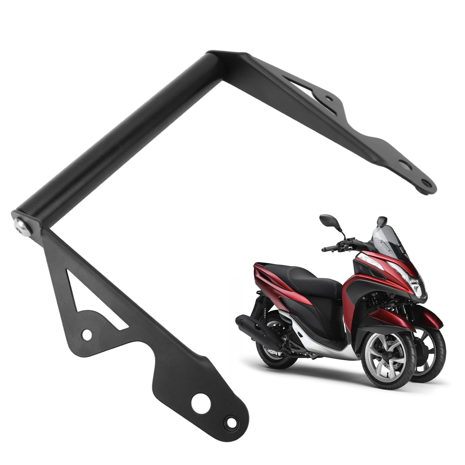 Moto Staffa di Navigazione Ferro Fisso Ferro Mobile Phone GPS Holder Mount per Tricity 125 155