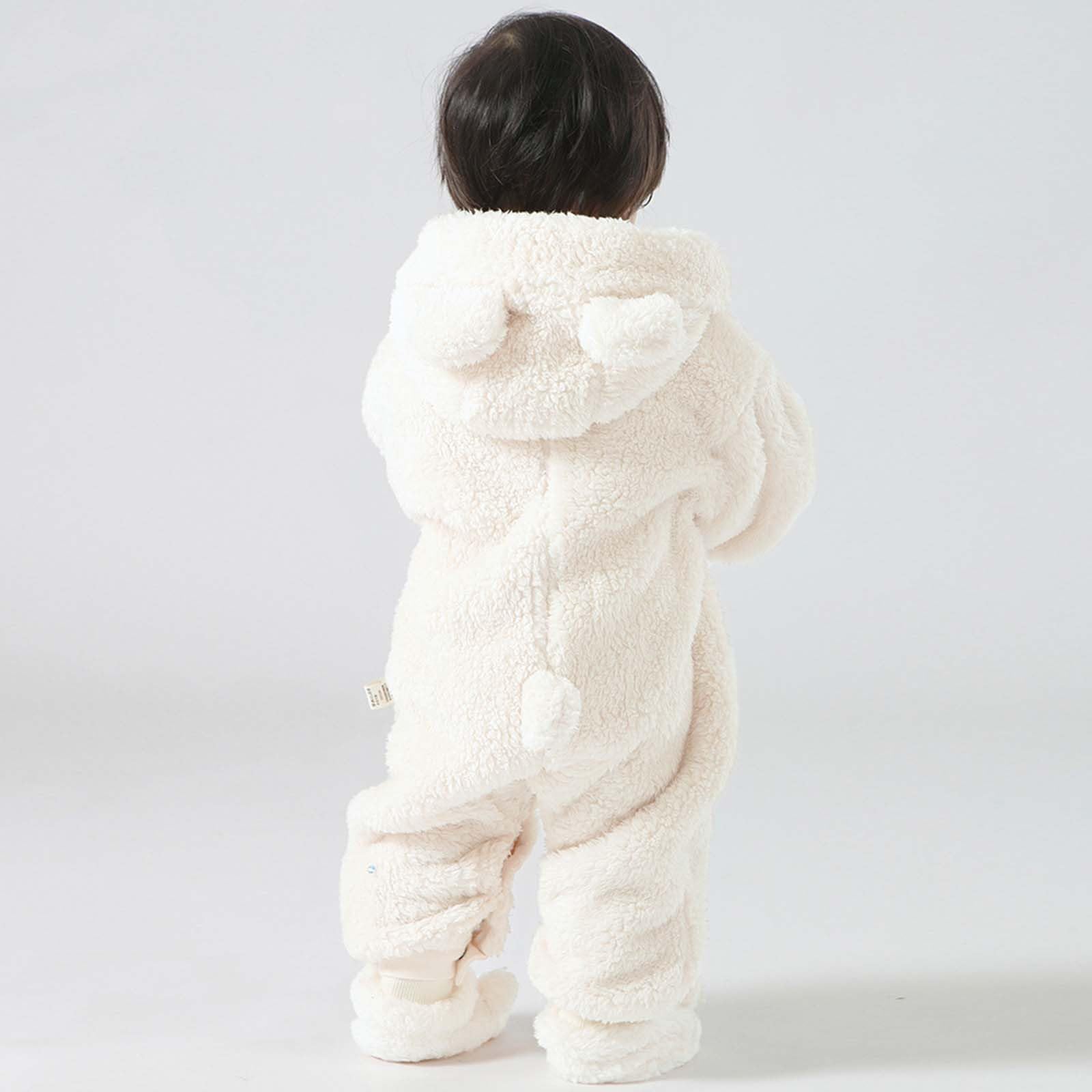 Generico Tutina Morbida per Neonati, per Bambini, Bambine, Neonati, Bambini Piccoli, Abbigliamento Invernale Autunnale, Caldo e Accogliente, Abbigliamento da Gioco