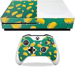 Película de fibra de carbono MightySkins para Microsoft Xbox One S - Tacos | Proteção e acabamento de fibra de carbono texturizada durável | Fácil de aplicar, remover e mudar estilos | Feito nos EUA