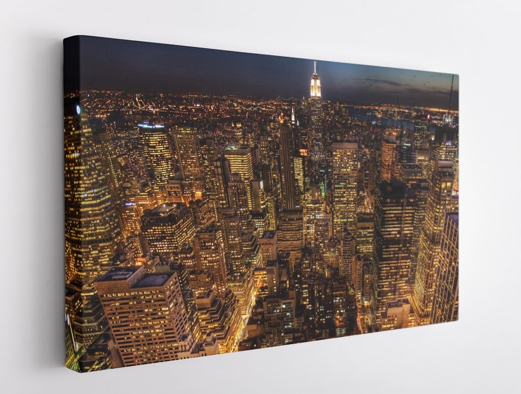 BPA® Manhattan Night Life Canvas For Home And Office Décor (40x60)