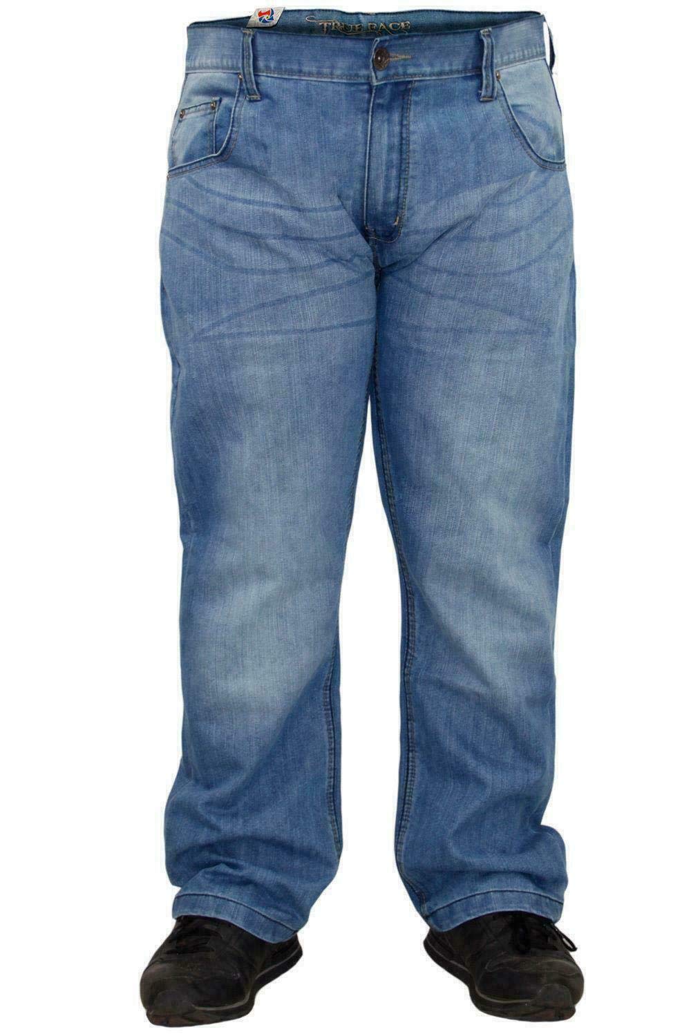 True Face Mens Western Denim Big Jean Light Wash 48S