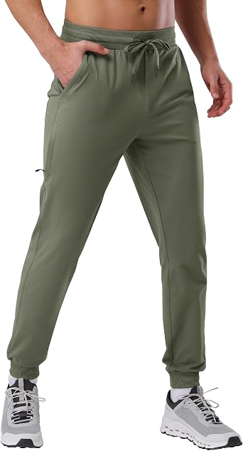 Pioneer Camp Mens Jogger Sweatpants Lightweight Workout Gym Running Track Sweat Pants with Pockets for Athletic Casual