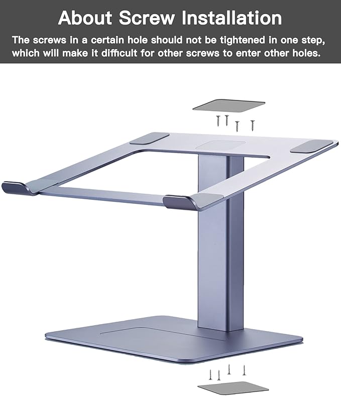 Soporte ajustable para portátil de 13.3 a 17.3 pulgadas, elevador de pantalla miniatura 7