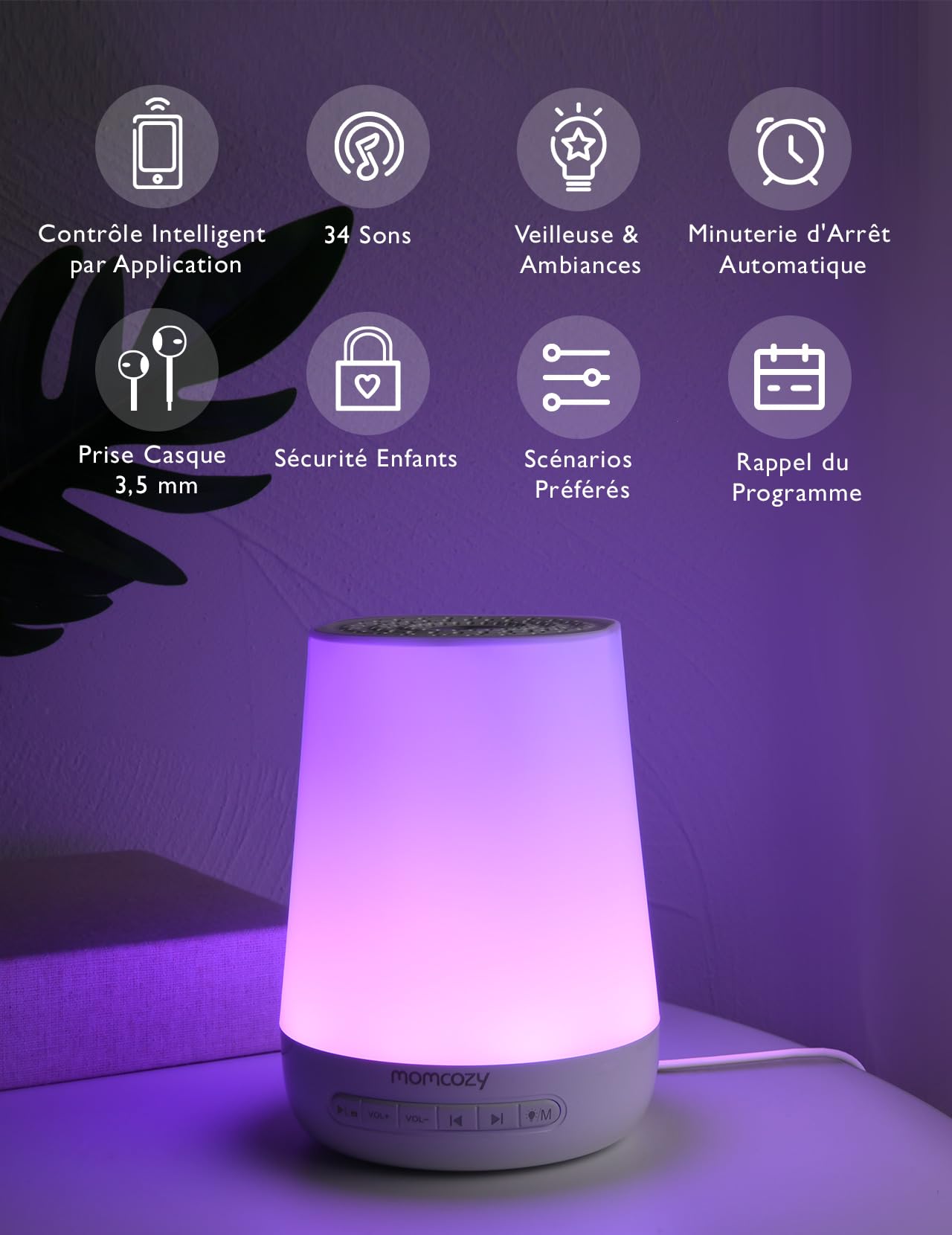 Momcozy Machine à Bruit Blanc & Momcozy Chauffe-Biberon