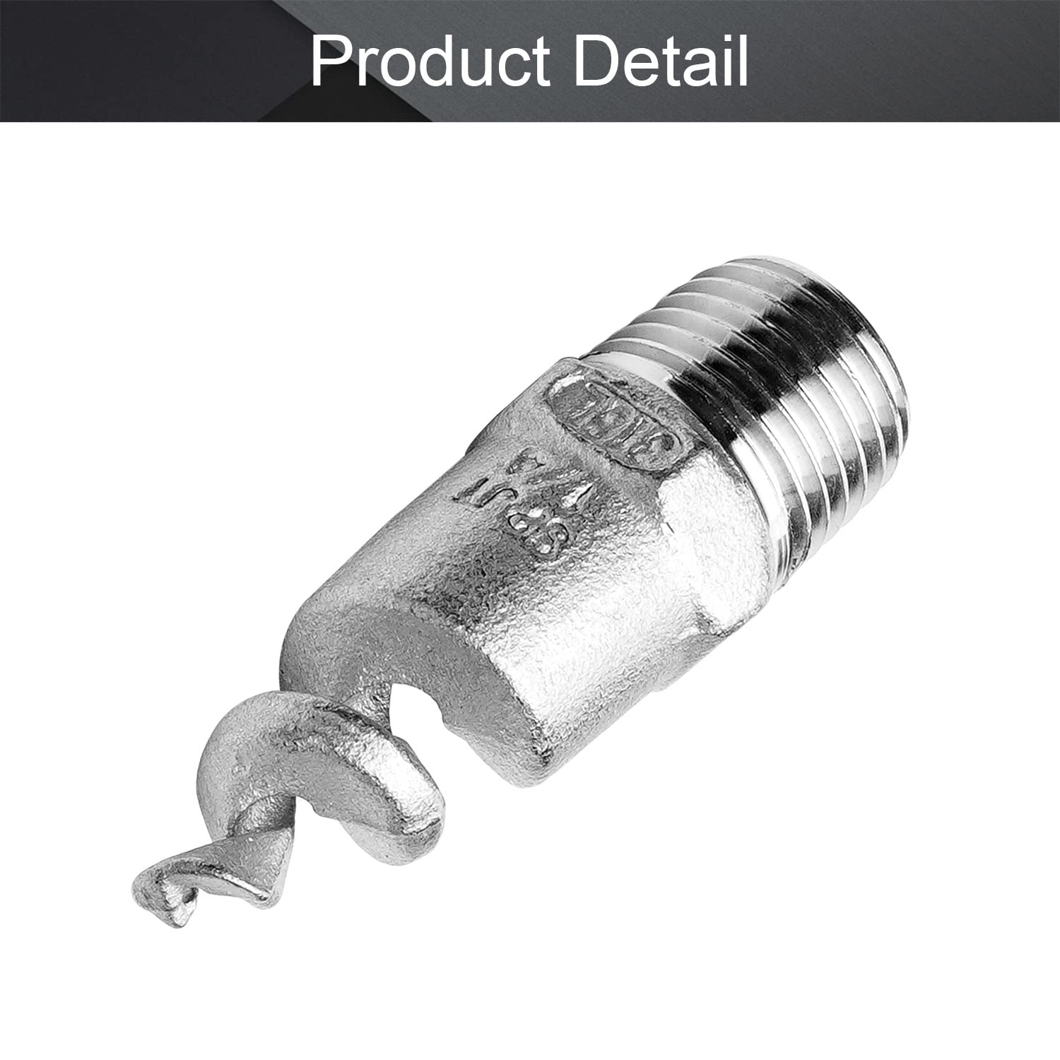 MroMax 1/4BSPT Zerstäuberdüse Aus Edelstahl 316 – Spiralkegel, 22x67 Mm