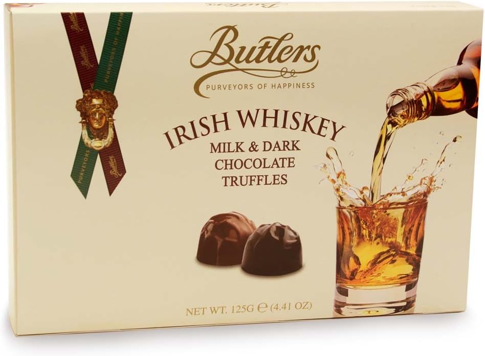 Butlers Irish Whiskey Milk & Dark Chocolate Truffles Selection, 125G