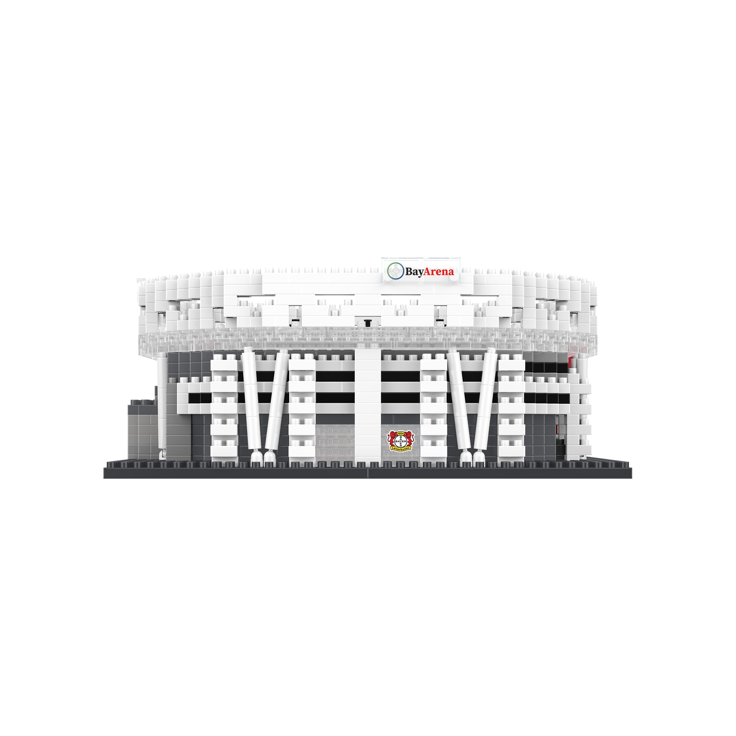 FOCO Produit sous Licence Officielle Bayer 04 Leverkusen BayArena BRXLZ Mini Stade 3D Bricks Jouet de Construction Modèle