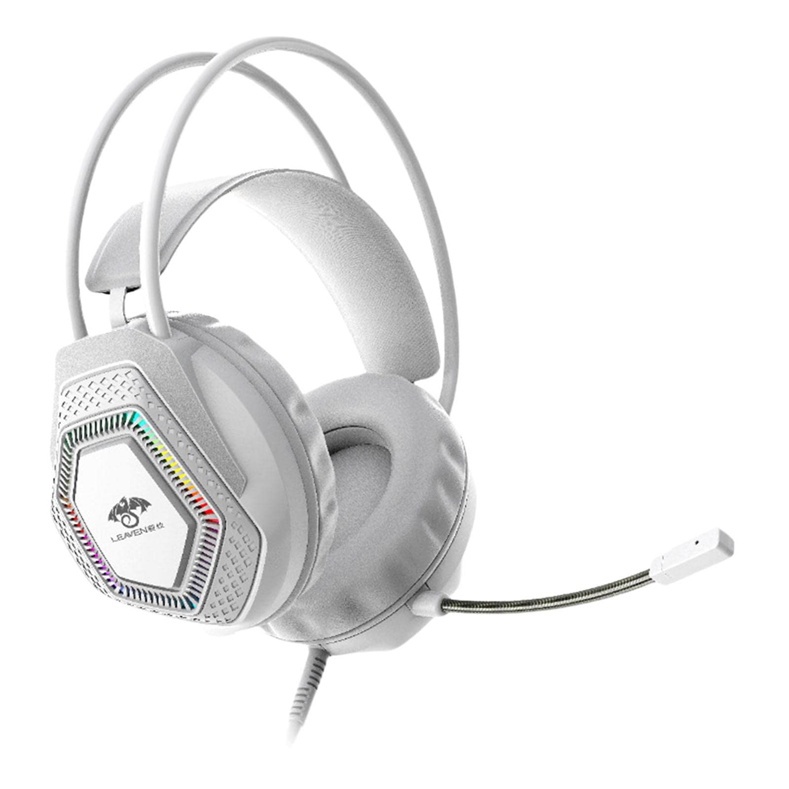 MERISHOPP Wired Gaming Headset G70 USB for Android iOS Multi Platforms for Ps4 5 White|Computers/Tablets & Networking | Laptop & Desktop Accessories | Headsets-image-40