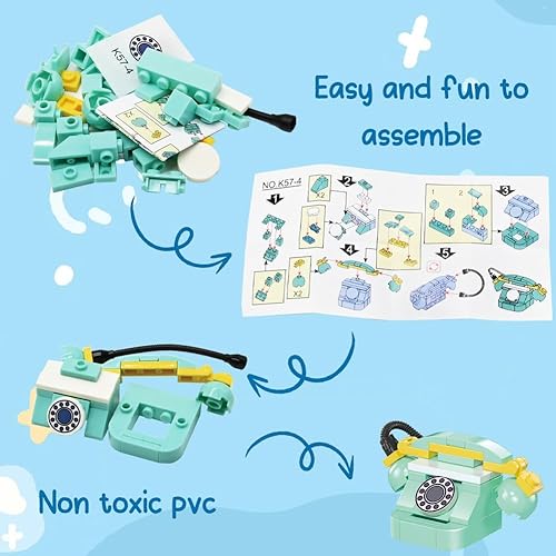 Miniatura 4 de WODMAZ 24 bloques de construcción para electrodomésticos, bloques de construcción, recuerdos de fiesta para niños, cesta de Pascua, juguetes,