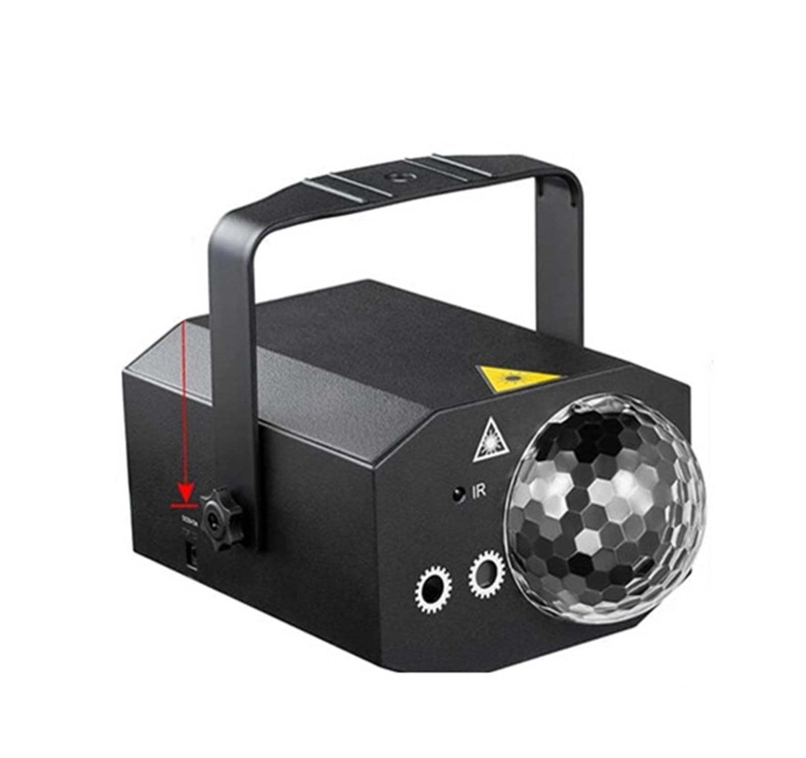 EDEDE Strobo Discoteca, Luci da Festa Dj Disco Ball Light Pattern Projector Sound Activated Dance Birthday Bar Decorazione Natalizia for Matrimoni per Feste da Ballo DJ di Compleanno Karaoke