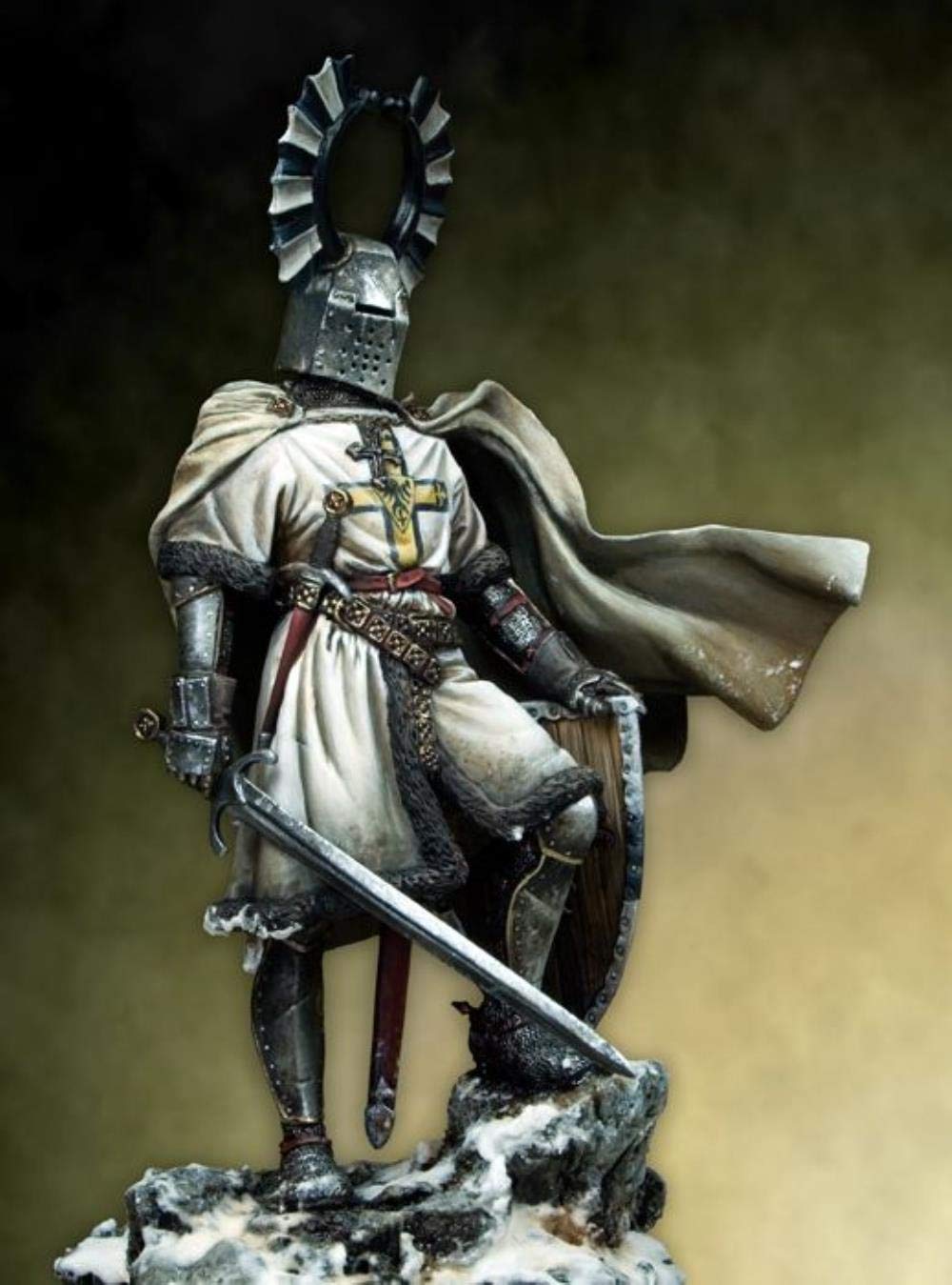 1:32 54 mm figurine en résine chevalier, Antioch moyen age non