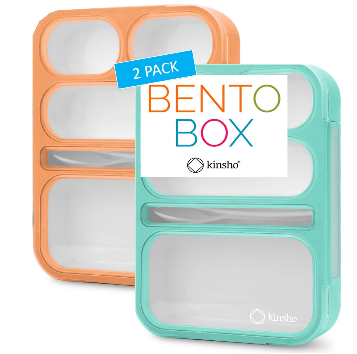 Amazon.com: Kinsho Bento Box for Adults and Kids, Leakproof Lunch