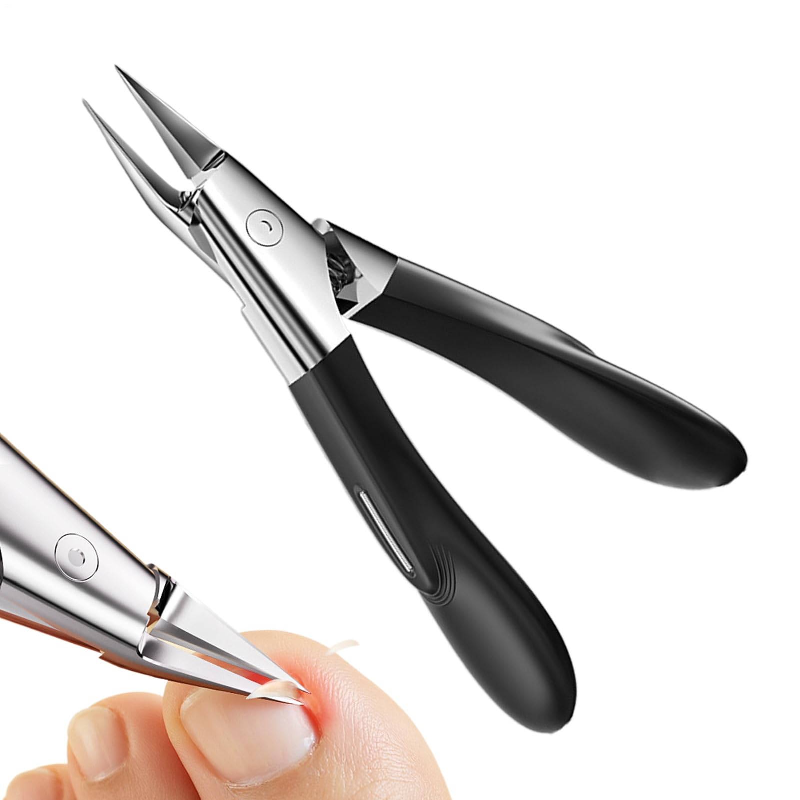 Obcinacz do paznokci kątowych, precyzyjny trymer do paznokci u stóp – przenośny, ergonomiczny obcinacz do paznokci do pedicure, manicure, domu, dla kobiet, mężczyzn, dzieci