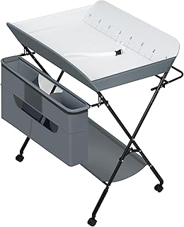 WOLTU mobiler Wickeltisch mit Wickelaufsatz