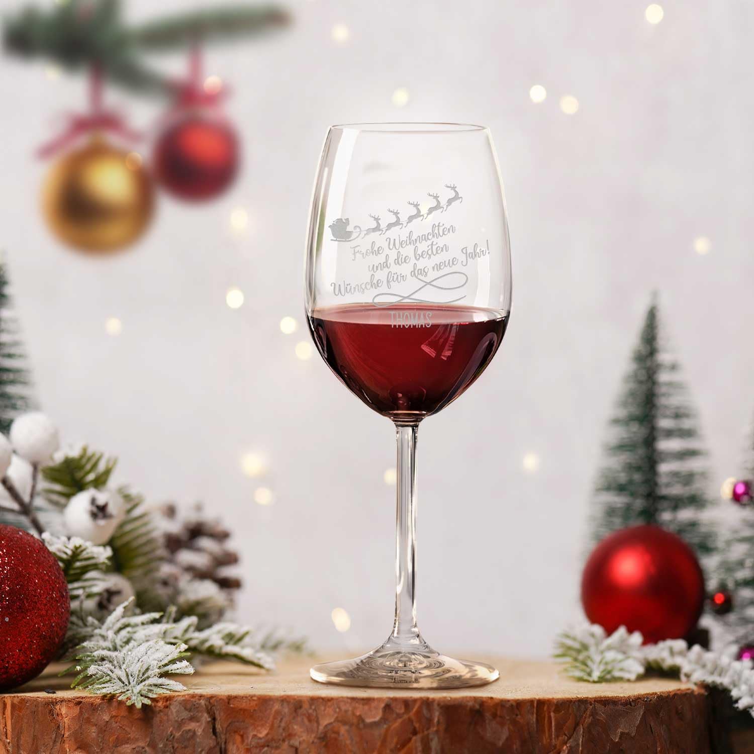 GRAVURZEILE Leonardo Verre à Vin Avec Gravure – Collègue