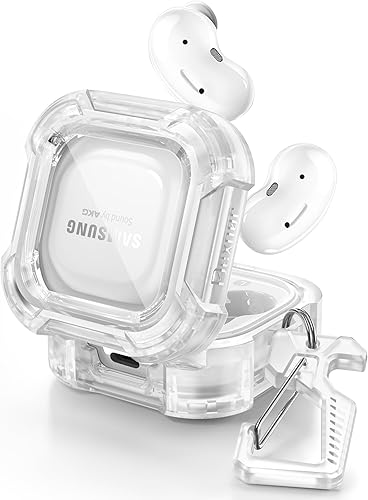 Dexnor Funda para Samsung Galaxy Buds FE (2023)Galaxy Buds 2 Pro (2022)Galaxy Buds 2 Case (2021)Galaxy Buds Live Case (2020)Galaxy Buds Pro Case