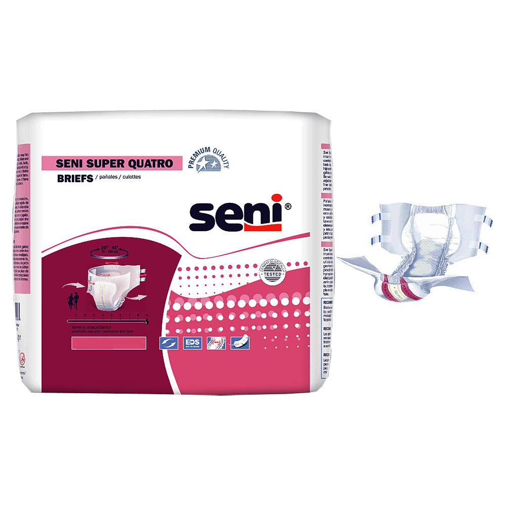 Seni Super Quatro Briefs, Large (Case of 36)