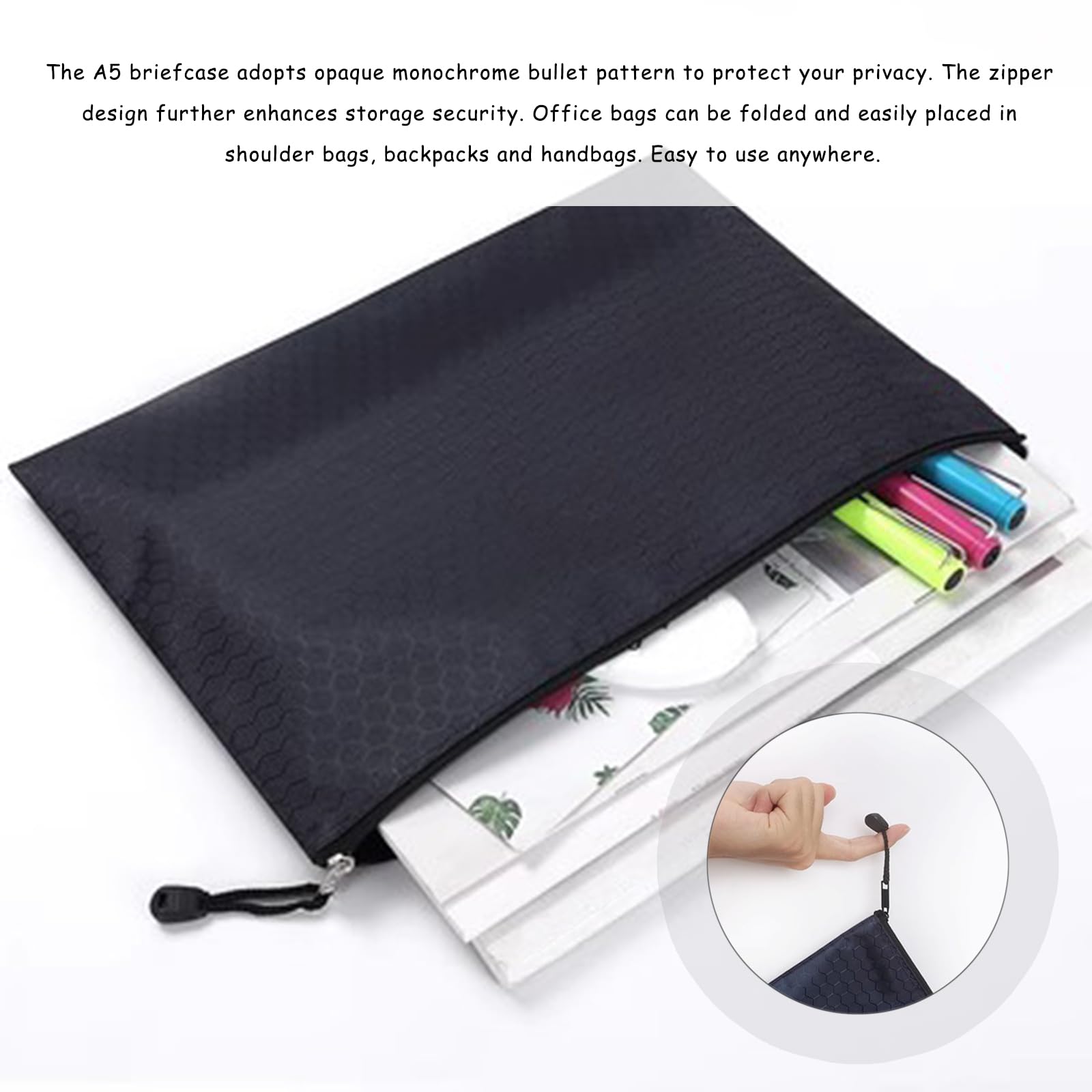 Bolsas De Plastico Con Cierre Cremallera 10 Bolsas A5 Con