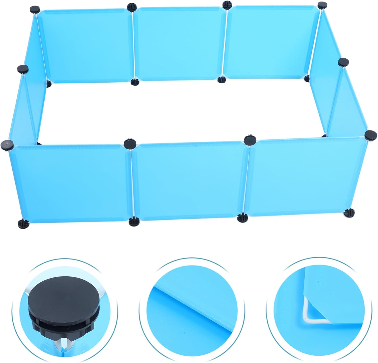 1Set Portable Small Pet Playpen for Hamsters Guinea Pigs and Ferrets Easy to Assemble Compact Storage Indoor Use Exercise Enclosure for Small Animals