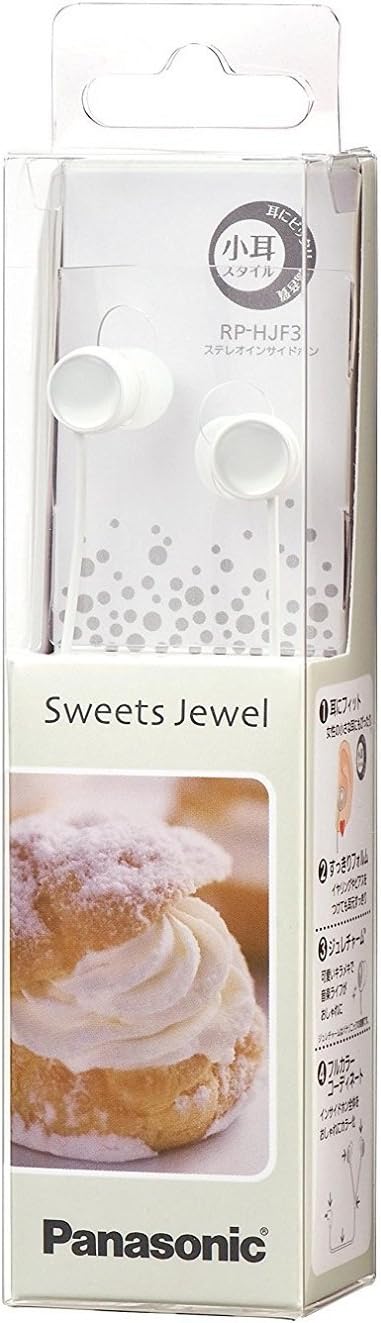 Amazon Com Panasonic Stereo Earphones Suites Jewel White Rp Hjf3 W Japan Import Electronics