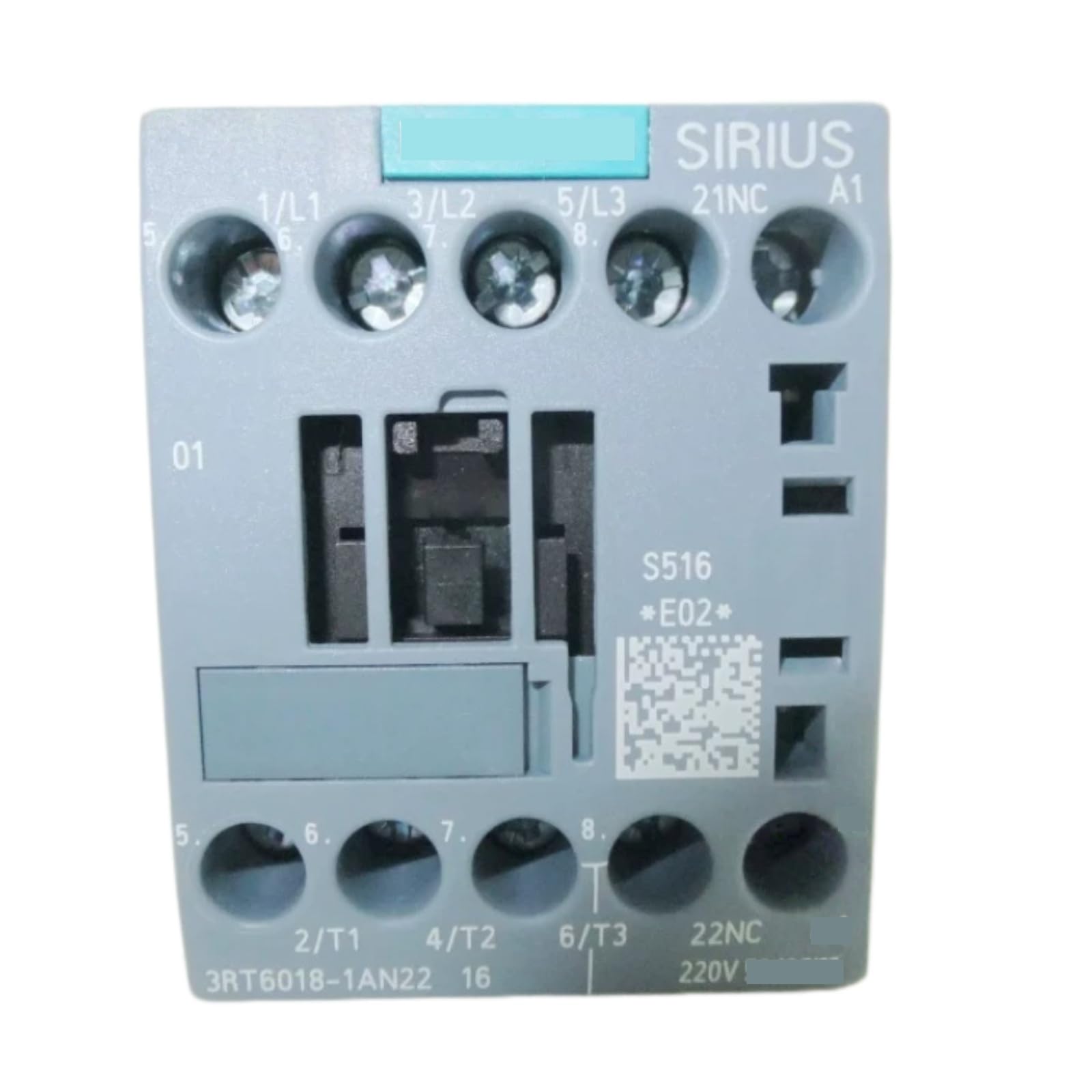 JHSLJCQS Contactors 3RT6018-1AN22 3RT60181AN22, 16A 220V 1NC DIN Rail Mount Contactor