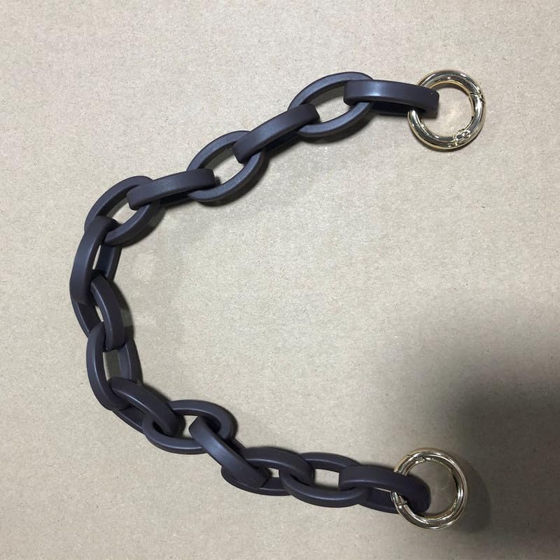 15.75" Purse Chain Strap for Shoulder Cross Body Sling Purse Handbag Clutch Replacement Strap Silver Clasp Navy Blue image 3