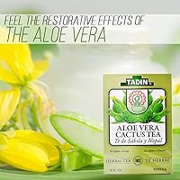 Vista 6 de Tadin Té Aloe Vera Con Cactus 24 Bolsas - Te De Sabila Con Nopal - Té