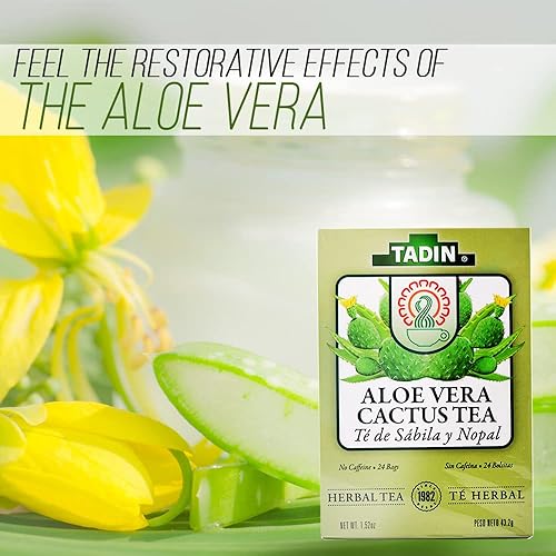 Miniatura 6 de Tadin Té Aloe Vera Con Cactus 24 Bolsas - Te De Sabila Con Nopal - Té