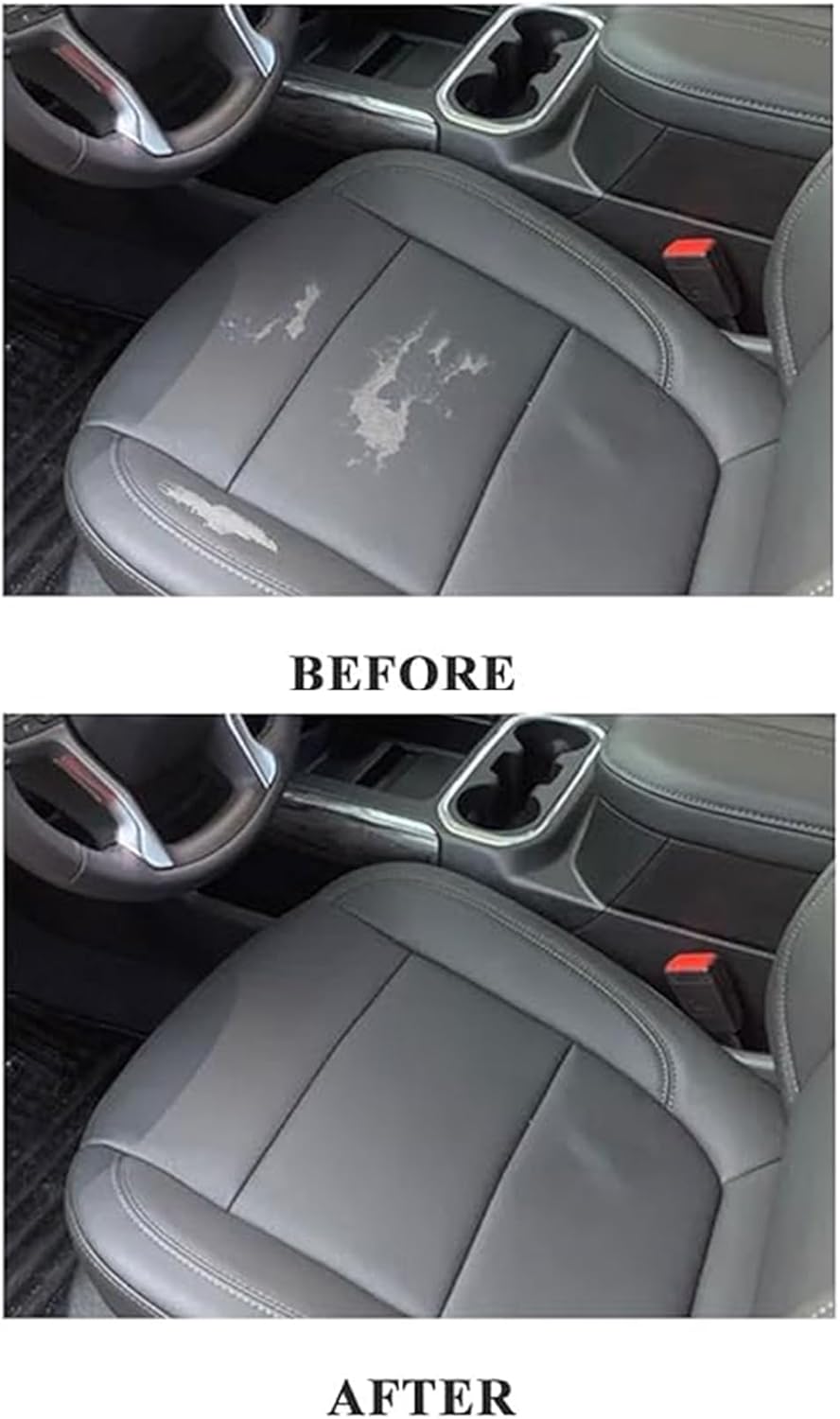 nlqr driver or passenger side bottom replacement non-perforated leather seat cover gray#h3c h2v or h2s compatible with chevy silverado sierra tahoe suburban 2014 2015 2016 2017 2018 2019